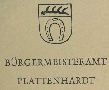 Wappen von Plattenhardt/Coat of arms (crest) of Plattenhardt