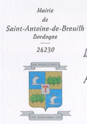 Blason de Saint-Antoine-de-Breuilh