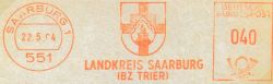 Wappen von Landkreis Saarburg/Arms (crest) of the Saarburg district