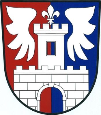 Arms (crest) of Červený Hrádek (Jindřichův Hradec)
