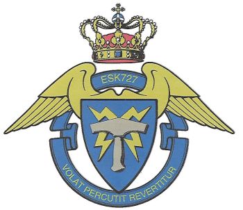 Coat of arms (crest) of the 727th Squadron, Danish Air Force