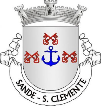 Brasão de São Clemente de Sande/Arms (crest) of São Clemente de Sande