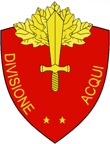 Coat of arms (crest) of the Division Acqui, Italian Army