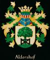 Wapen van Aldershof/Arms (crest) of Aldershof