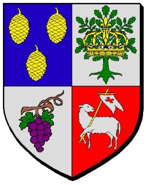 Blason de Lussagnet/Coat of arms (crest) of {{PAGENAME