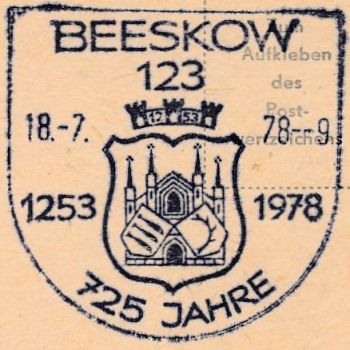 Wappen von Beeskow/Coat of arms (crest) of Beeskow