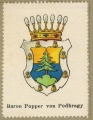 Wappen Baron Popper von Podhragy nr. 946 Baron Popper von Podhragy