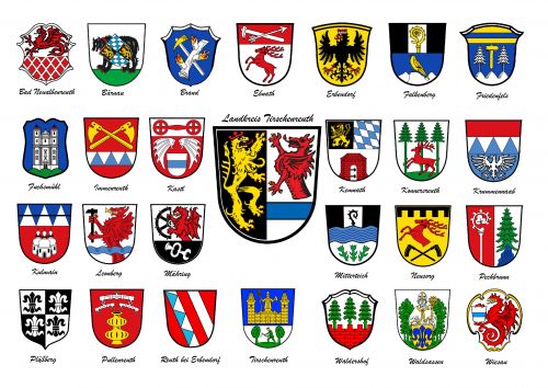 Arms in the Tirschenreuth District