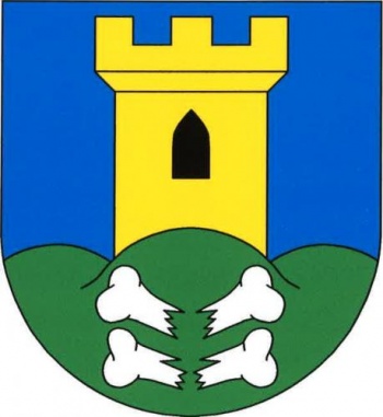 Arms (crest) of Kostomlaty pod Milešovkou