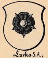 Wappen von Lucka/ Arms of Lucka