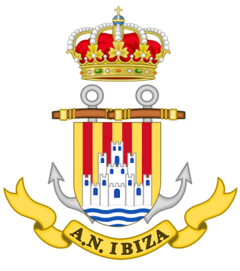 Coat of arms (crest) of the Naval Assistantship Ibiza, Spanish Navy