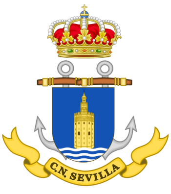 Coat of arms (crest) of the Naval Command of Sevilla, Spanish Navy