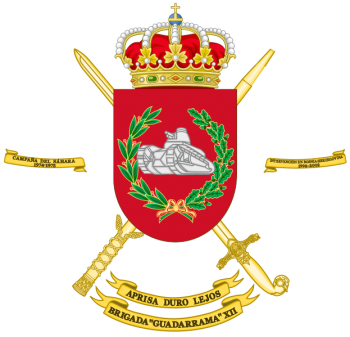 Coat of arms (crest) of the Brigade Guadarrama XII, Spanish Army