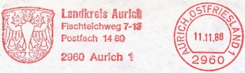 Wappen von Aurich (kreis)/Coat of arms (crest) of Aurich (kreis)