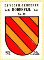 Wapen van Hodenpijl/Arms (crest) of Hodenpijl