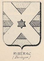 Blason de Ribérac/Arms (crest) of Ribérac