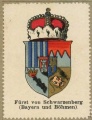 Wappen Fürst von Schwarzenberg nr. 750 Fürst von Schwarzenberg