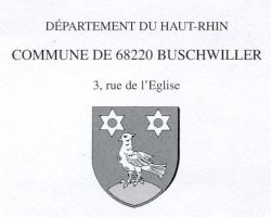 Blason de Buschwiller/Arms (crest) of Buschwiller