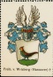 Wappen Freiherr von Wrisberg