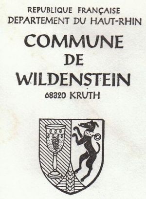 Blason de Wildenstein (Haut-Rhin)