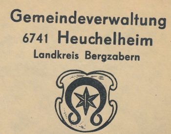 Wappen von Heuchelheim (Heuchelheim-Klingen)/Coat of arms (crest) of Heuchelheim (Heuchelheim-Klingen)