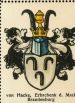 Wappen von Hacke, Erbschenck de Mark Brandenburg