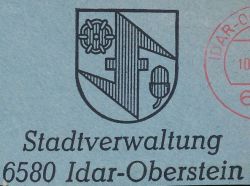 Wappen von Idar-Oberstein/Arms (crest) of Idar-Oberstein