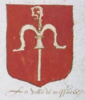 Wapen van Mesen/Arms (crest) of Mesen