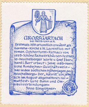 Wappen von Großgartach/Coat of arms (crest) of Großgartach