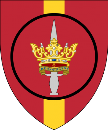 Emblem (crest) of the I Battalion, The Queen's Life Regiment, Danish Army