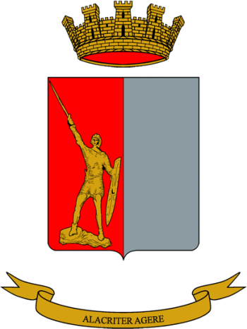 Coat of arms (crest) of the Legnano Logistics Battalion, Italian Army