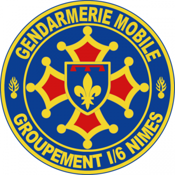 Coat of arms (crest) of the Mobile Gendarmerie Group I-6, France