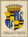 Wappen Freiherr von Grossschedel zu Berghausen und Aigelsbach nr. 436 Freiherr von Grossschedel zu Berghausen und Aigelsbach
