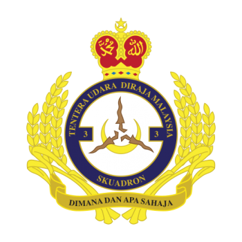 Coat of arms (crest) of the No 3 Squadron, Royal Malaysian Air Force