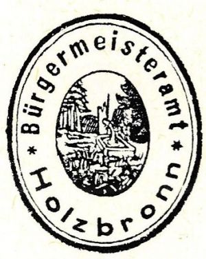 Wappen von Holzbronn/Coat of arms (crest) of Holzbronn