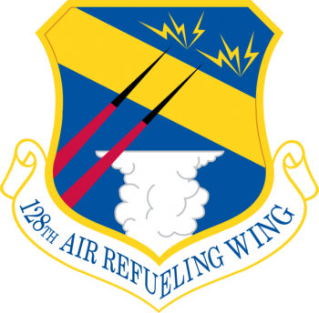 Coat of arms (crest) of the 128th Air Refueling Wing, Wisconsin Air National Guard