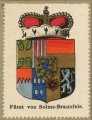 Wappen Fürst von Solms-Braunfels nr. 734 Fürst von Solms-Braunfels