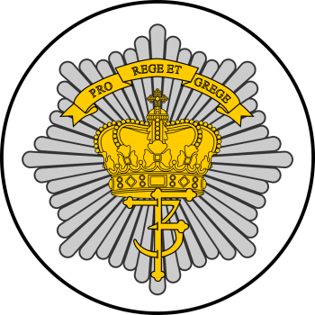 Emblem (crest) of the II Battalion, The Royal Life Guards, Danish Army