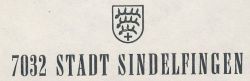 Wappen von Sindelfingen/Arms (crest) of Sindelfingen