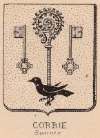 Blason de Corbie/Arms (crest) of Corbie