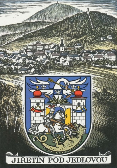 Arms (crest) of Jiřetín pod Jedlovou