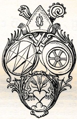 Arms (crest) of Cajetan Scheyer