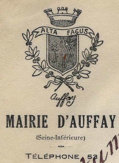 Wappen von Auffay/Coat of arms (crest) of Auffay