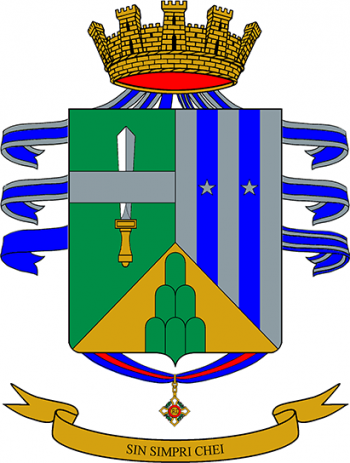 Coat of arms (crest) of the Val Tagliamento Alpini Battalion, Italian Army