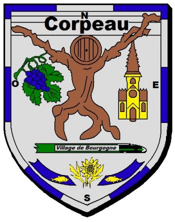 Blason de Corpeau/Arms (crest) of Corpeau