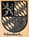 Wappen von Schwabach/ Arms of Schwabach