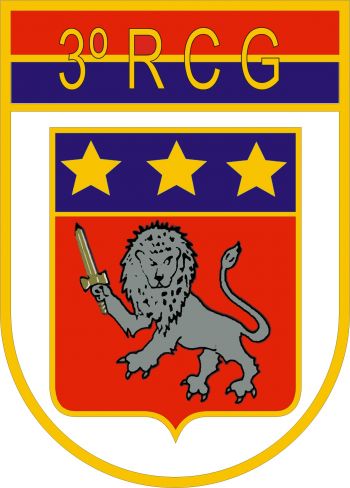 Coat of arms (crest) of the 3rd Guards Cavalry Regiment - Osorio Regiment, Brazilian Army