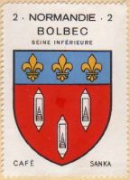 Blason de Bolbec/Arms (crest) of BolbecThe arms in the Café Sanka album +/- 1932