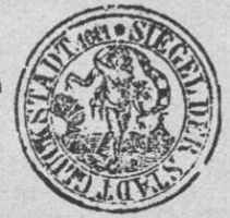 Wappen von Glückstadt/Arms (crest) of Glückstadt