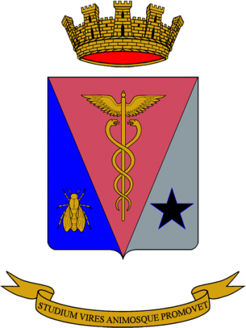 Coat of arms (crest) of the Administration School, Italian Army